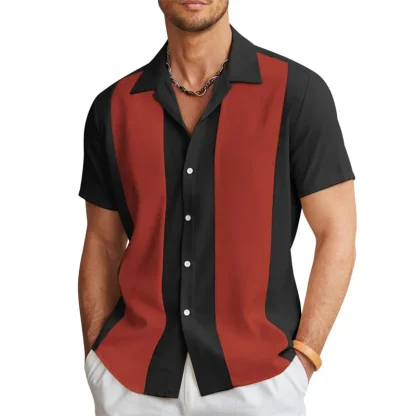 Color Block Summer Shirts wtih Collar - Image 14