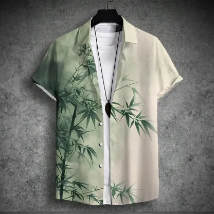 Soft Button Up Shirt with Short Sleeve - Image 4