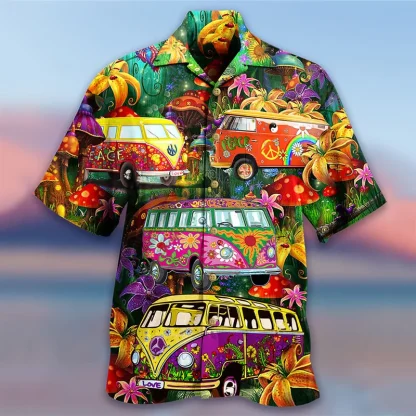 Trendy Shirt with Creative Vibrant Print - Image 4