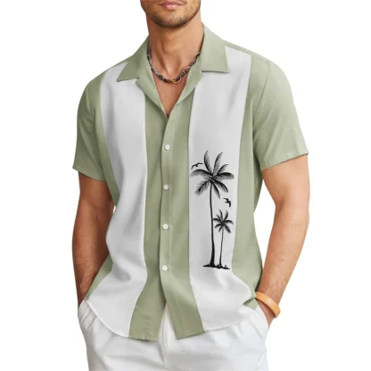Color Block Summer Shirts wtih Collar - Image 3