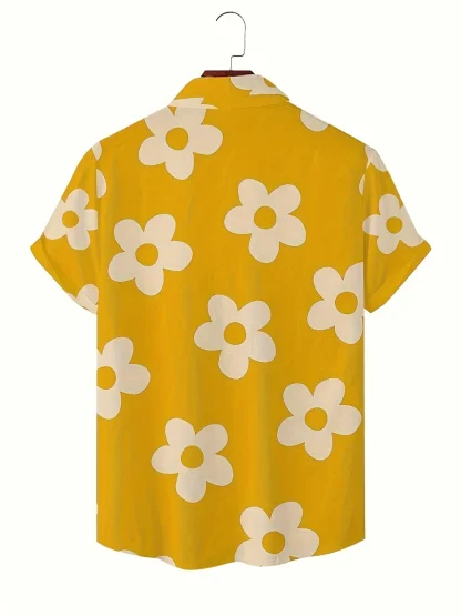 Floral Print Buttoned Summer Shirt - Image 6