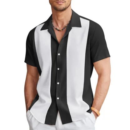 Color Block Summer Shirts wtih Collar - Image 5