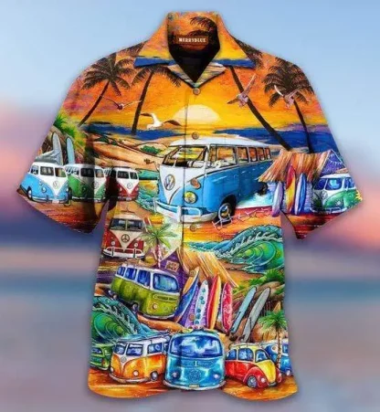 Trendy Shirt with Creative Vibrant Print - Image 7