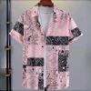 Buttoned Men's Shirt with Tribal Pattern - Image 7
