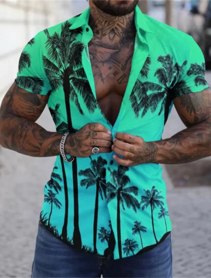 Vibrant Shirts with Silhouette Print - Image 4