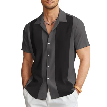 Color Block Summer Shirts wtih Collar - Image 6