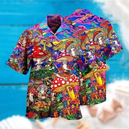 Trendy Shirt with Creative Vibrant Print - Image 3