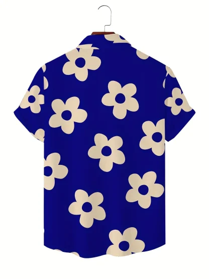 Floral Print Buttoned Summer Shirt - Image 8
