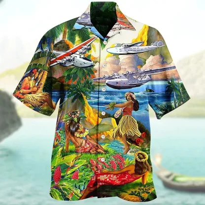 Trendy Shirt with Creative Vibrant Print - Image 8
